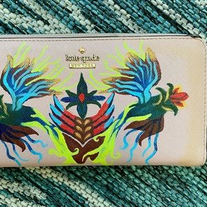Hand-painted Kate Spade wallet
